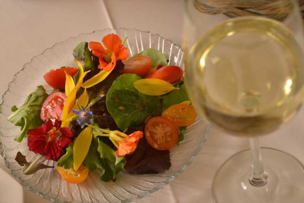 Edible Flower Salad