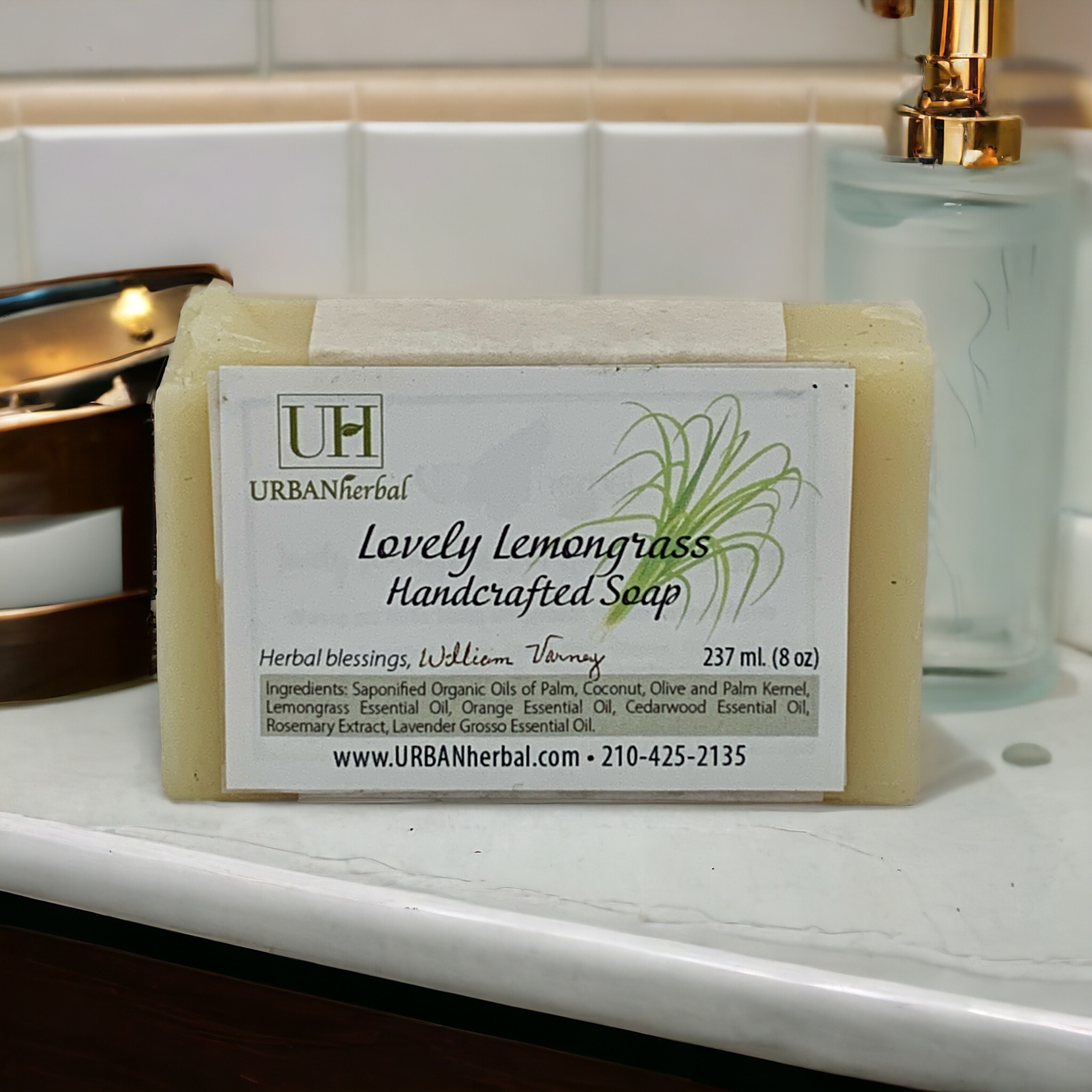 Lovely Lemongrass Handcrafted Soap