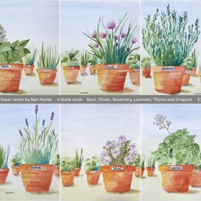 Herb & Edible Flower Series of Note Cards